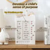 Reusable Planner Board -2 functions Portable Memo Checklist Pencil Storage Box for Kids Detachable Daily Task Schedule Reminder