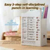 Reusable Planner Board -2 functions Portable Memo Checklist Pencil Storage Box for Kids Detachable Daily Task Schedule Reminder