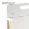 Multi-Tier Movable Bookshelf Storage-2 layer  With Wheel Book Organizing Rack Cart With Drawer Vertical Magazine Storage Cabinet