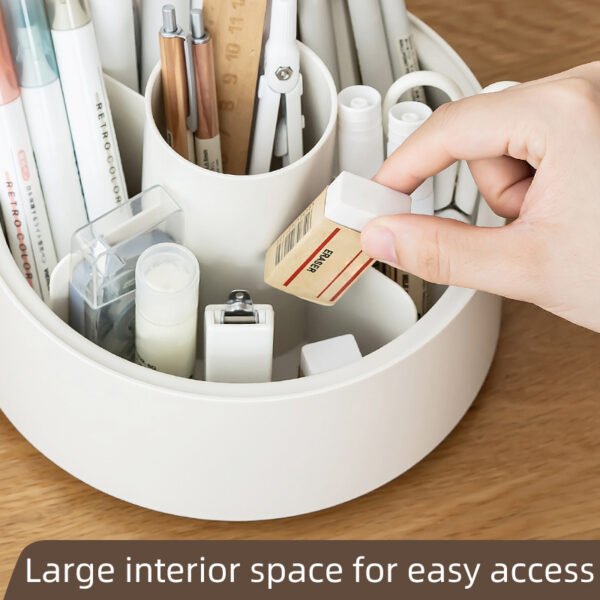Rotate the pen holder 5-Compartment Rotate the pen holder 5-Compartment Office desktop storage and sorting