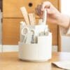 5-Color Rotating Storage Box HighCapacity 360° Rotating Pen Holder Originality  Table-Top Stationery Storage