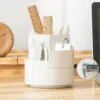 5-Color Rotating Storage Box HighCapacity 360° Rotating Pen Holder Originality  Table-Top Stationery Storage