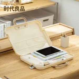 2024 New Shelves File Boxes A4 File Bag Plastic handbag Document  Test Paper Storage Bag Multi-functional File Bag Inspection Data Folder