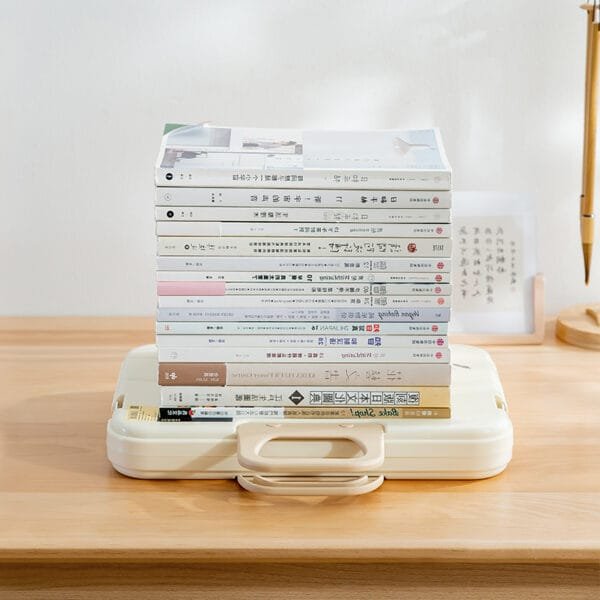 Store 460 Sheets Of A4 Paper File Box Store 460 Sheets Of A4 Paper File Box Transparent Plastic File Bag Large Folder Examination Paper Information Storage Organ Bag