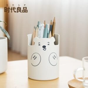 Pen holder For 2 Purposes Creative Fashionable Cute Personality Top Of Table High-Capacity Makeup Brush Storage