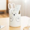 Cute bear pen holder-3-colors Cute bear pen holder-3-colors Creative design of desk pen holder, high appearance level, simple style