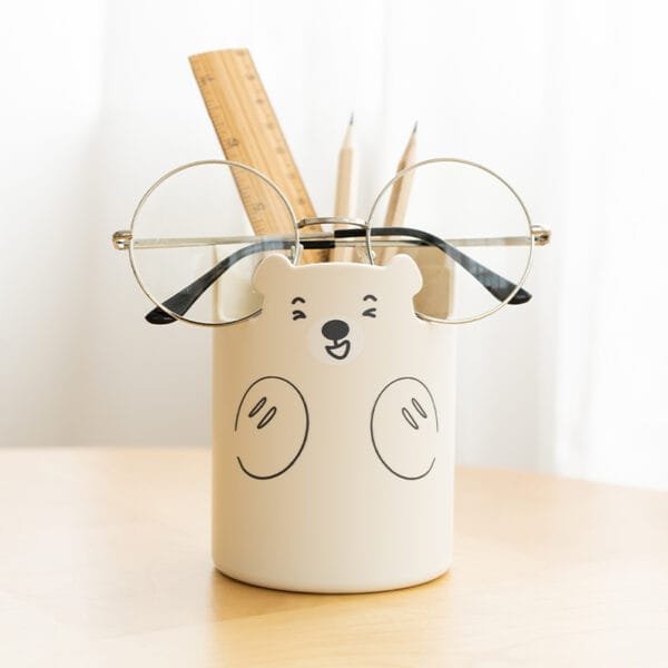 Pen holder For 2 Purposes Creative Fashionable Cute Personality Top Of Table High-Capacity Makeup Brush Storage