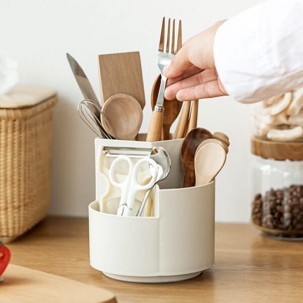 360° Rotating Pen Holder Storage 360° Rotating Pen Holder Storage Simple Multi-Color High-Capacity 360° Rotatable Plastic Pen Holder Makeup Brush