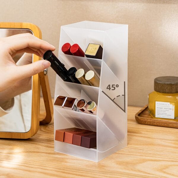 5-Compartment multifunctional pen holder Simple large capacity storage box, pen holder storage, lipstick makeup brush storage