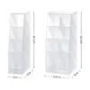 Transparent pen holder-5 compartment  the source of the production of plastic simple modern air pen holder storage box