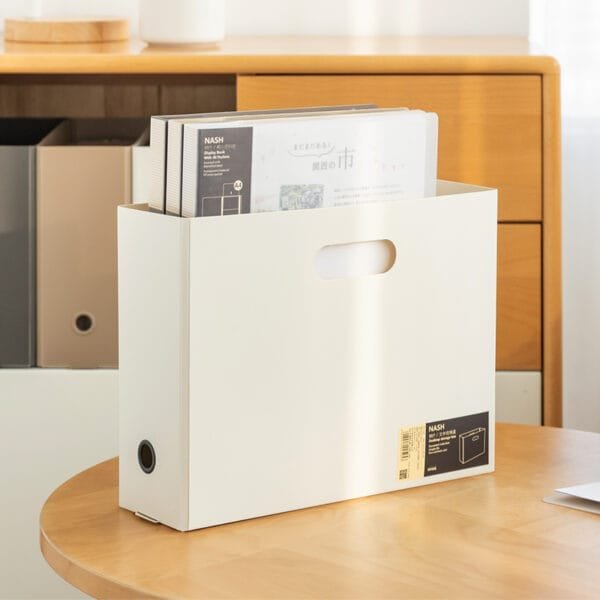 Office File A4 Student Information Storage Box Document Collection Book Plastic File Dtorage Box Desktop Storage