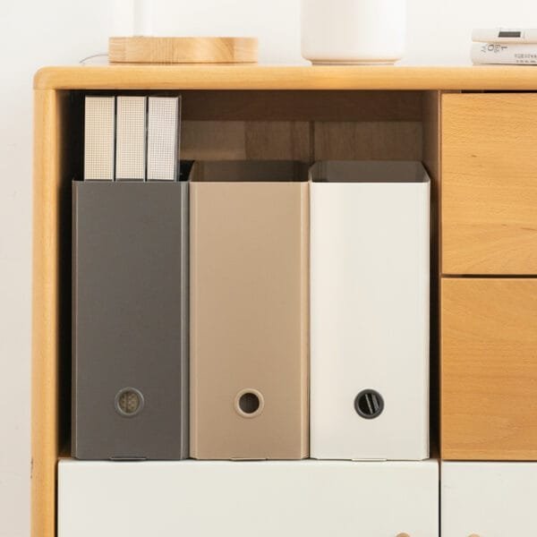 Office File A4 Student Information Storage Box Document Collection Book Plastic File Dtorage Box Desktop Storage