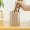 7-Color Stationery Storage Box 7-Color Stationery Storage Box Creative Single Grid Hexagonal Pen Holder High-Capacity Office Desktop Use Products