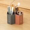 7-Color Stationery Storage Box 7-Color Stationery Storage Box Creative Single Grid Hexagonal Pen Holder High-Capacity Office Desktop Use Products