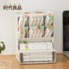 Pencil Pen Holder With 12 Color Pencil Pen Holder With 12 Color Multifunctional High-Capacity Drawer Desktop Storage Box