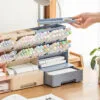 Plastic Pen Holder-6-Compartment  Large-Capacity Drawer Is Simple Storage Box  For Office Stationery
