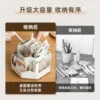 Rotating Pen Holder-9-Compartment Rotating Pen Holder-9-Compartment Original Large Capacity Plastic Storage Box Office Student Desktop Stationery Storage