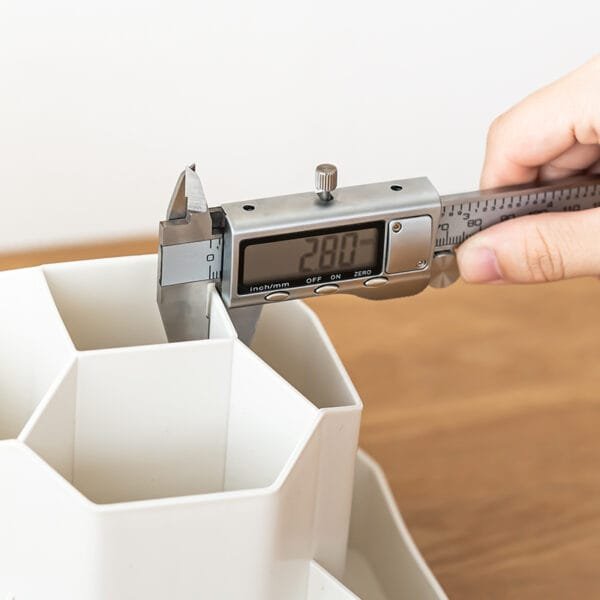 Rotating Pen Holder-9-Compartment  Original Large Capacity Plastic Storage Box  Office Student Desktop Stationery Storage