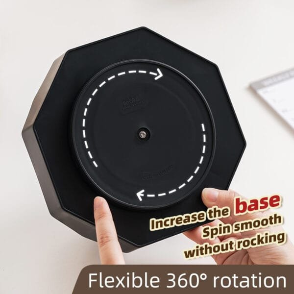 360° Rotating Pen Holder For Desk  Office Student Desktop Stationery PP Material  Plastic Storage Box