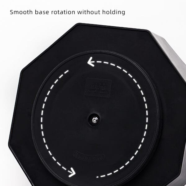 Black 360° Rotating Pen Holder Black 360° Rotating Pen Holder Polychrome PP Material Plastic Light Luxury Large Storage Box