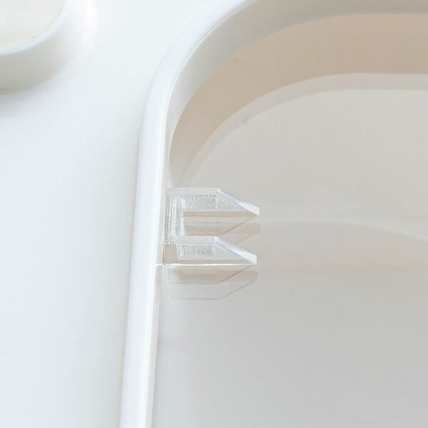 360° Rotating Stationery Storage Box For  Desk Plastic Transparent Drawer Large  Capacity Table-Top Storage Box Pen Holder