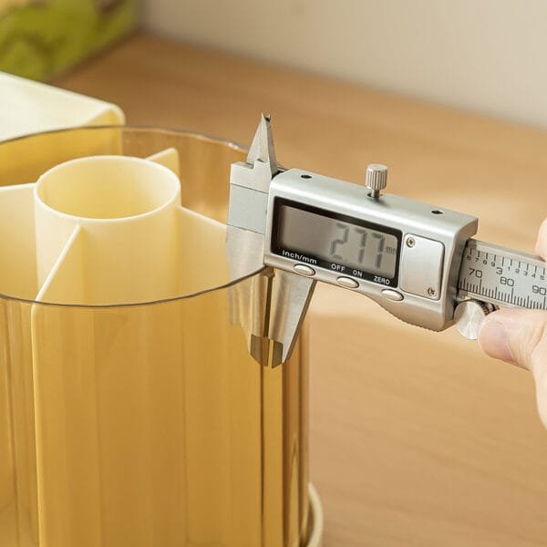 2 rotating pen holder storage cases clear pencil holder Organizer Creative ins High profile Level pencil holder for student desktop stationery storage