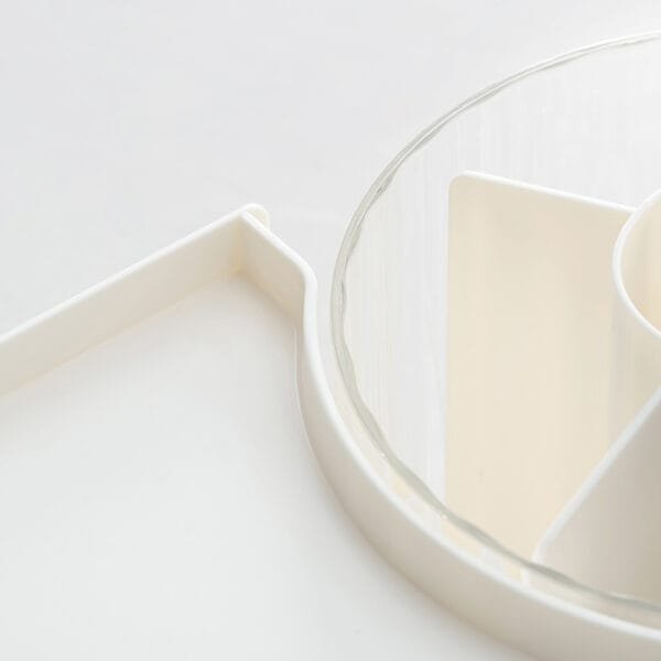 360° Rotating Storage Box For Desk  Large-Capacity Cosmetics Storage Drawer  Storage Box Creative Pen Holder