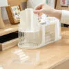 360° Rotating Storage Box For Desk  Large-Capacity Cosmetics Storage Drawer  Storage Box Creative Pen Holder