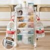 360° Rotating bookshelf removable picture shelf for bookshelves for bookshelves for bedroom trolley storage