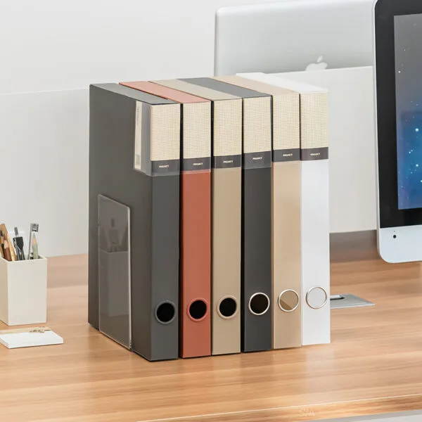 6-Color File Storage Bag 6-Color File Storage Bag Office File Box A4 Calligraphy Data Bag Examination Paper Information Storage Paper File