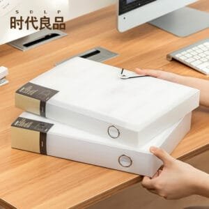 File Bag 2024 New Shelves File Bag 2024 New Shelves Multi-Functional File Bag A4 Transparent Plastic Documents Test Paper File Storage Bag