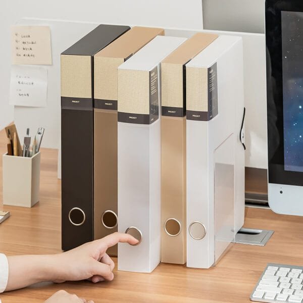 File Bag 2024 New  Shelves  Multi-Functional File Bag A4 Transparent Plastic Documents Test Paper File Storage Bag