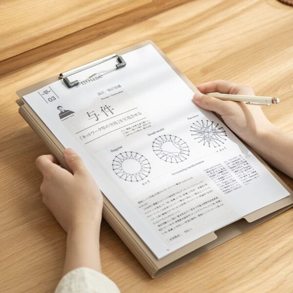 File Folder A4 Size File Folder A4 Size Page-Turning Transparent Folder Strong Clip High-Capacity Data Contract Office Supplies Storage