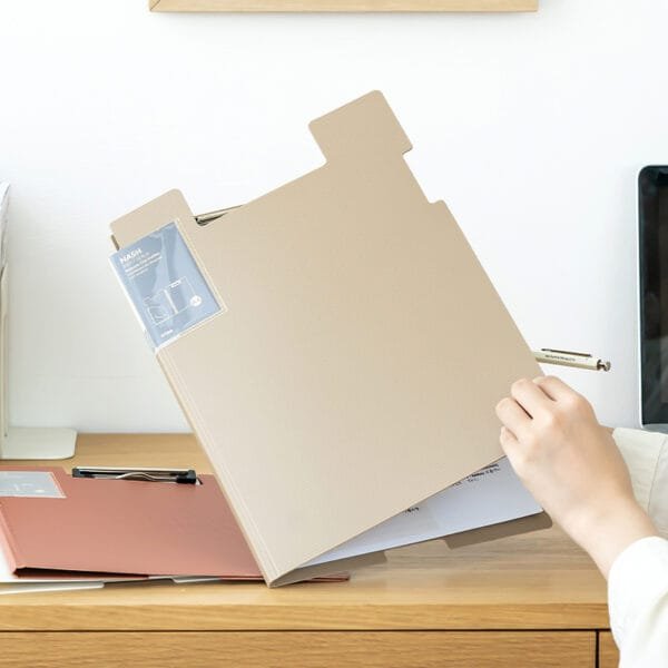 File Folder A4 Size File Folder A4 Size Page-Turning Transparent Folder Strong Clip High-Capacity Data Contract Office Supplies Storage