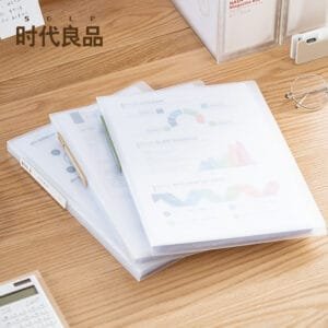 2 Specifications File Storage Bag A4 Data Book Multilayer Binder Folder Plastic Folder Certificate Storage Book