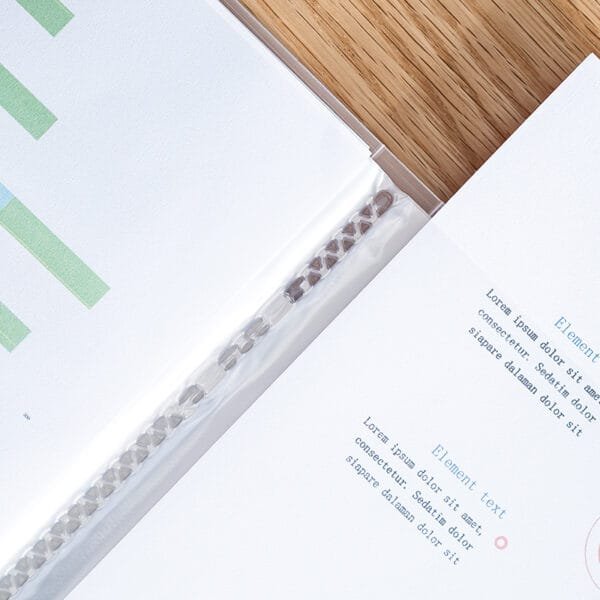 A4 Size File Storage Plastic Folder Document Collection Book Multi-Layer Binder Student Test Paper Information Book