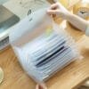 Plastic File Box 13 Grids-Storage Plastic File Box 13 Grids-Storage PP Plastic Document Package Tagged File Simple Receive Classifieds Folders