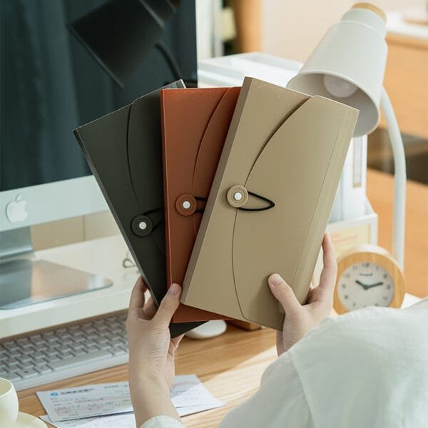 Plastic File Box 13 Grids-Storage Plastic File Box 13 Grids-Storage PP Plastic Document Package Tagged File Simple Receive Classifieds Folders