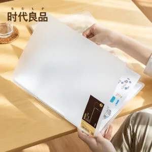 360° Fold File Storage Bag A4 Folder Student Test Paper Storage Bag Office Supplies Data Contract Folder Buggy bag