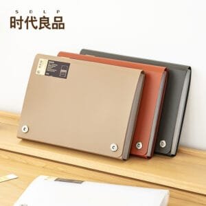 13 Grids-Storage File Bag 13 Grids-Storage File Bag-A4 Portable Vertical Organ Bag Thickened PP Translucent Folder Student Test Paper Bag Data Bag