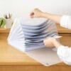 13 Grids-Storage File Bag-A4 Portable Vertical  Organ Bag Thickened PP Translucent Folder Student Test Paper Bag Data Bag