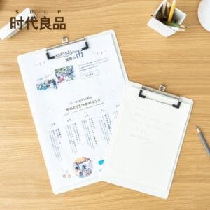 A4 Size Paper File Storage Bag A4 Size Paper File Storage Bag Splint Student Documentation Data Storage Box Multi-functional Plastic Binder