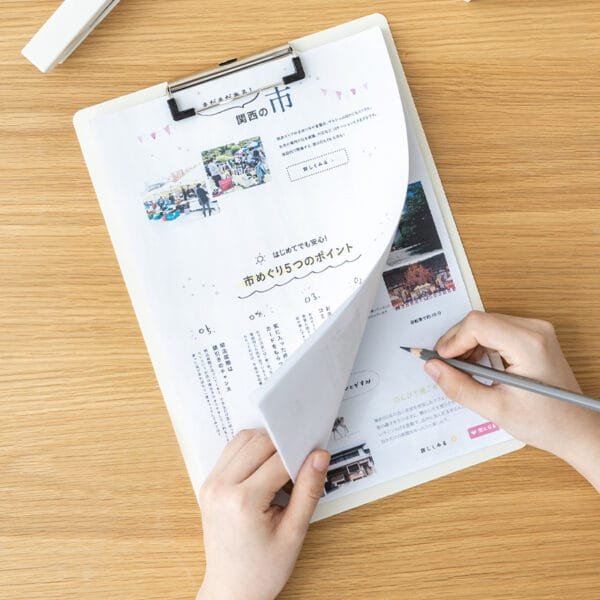 A4 Size Paper File Storage Bag  Splint Student Documentation Data Storage Box Multi-functional  Plastic Binder