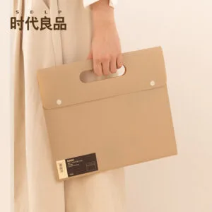 A4 Office File Large Capacity Student Book Test Paper Bag Double Buckle Resume Bag Handheld Data Storage Bag Office Supplies