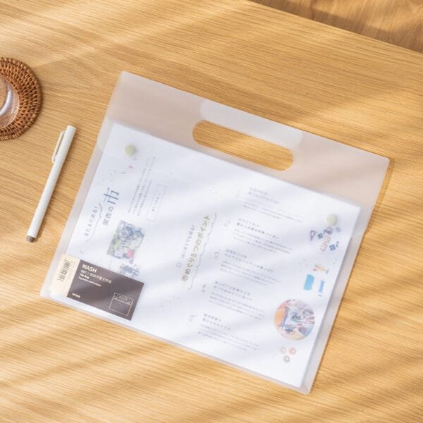 A4 Office File Large Capacity Student Book Test Paper Bag Double Buckle Resume Bag Handheld Data Storage Bag Office Supplies