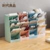 5-Compartment Storage Box Plastic Diagonal-Insert Pen Holder Multi-Specification Simple torage Rack
