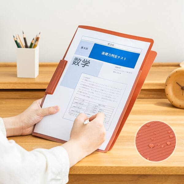 File Box 2 Bag Designs 360° Fold File PP Plastic Storage Bag Bill Data Contract Folder Student Test Paper Folder Office Supplies