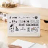 calendar stand 2-uses 2025 new calendar Student desk surface fun ornaments Notepad calendar photo frame