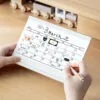 calendar stand 2-uses 2025 new calendar Student desk surface fun ornaments Notepad calendar photo frame