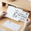 calendar stand 2-uses 2025 new calendar Student desk surface fun ornaments Notepad calendar photo frame